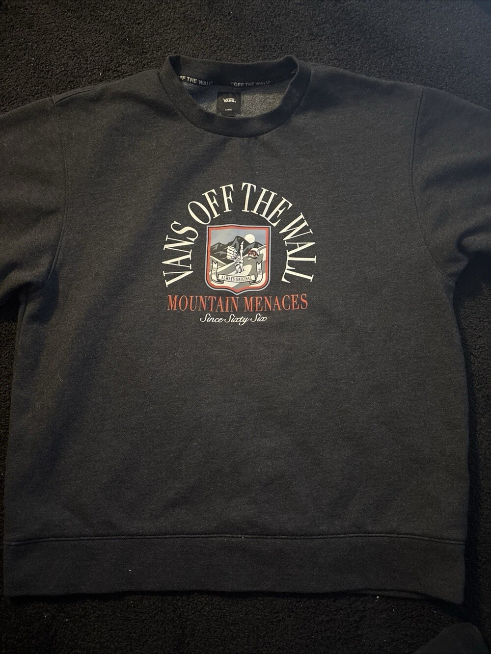 VANS Black Crewneck Sweater Size L